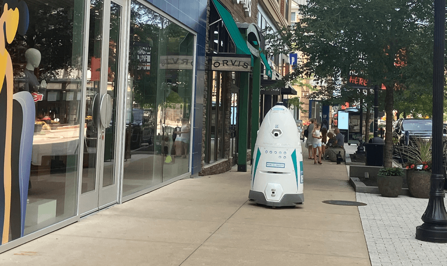 Robot security guard dubbed ‘secret agent man’ deployed to patrol Ohio sidewalks