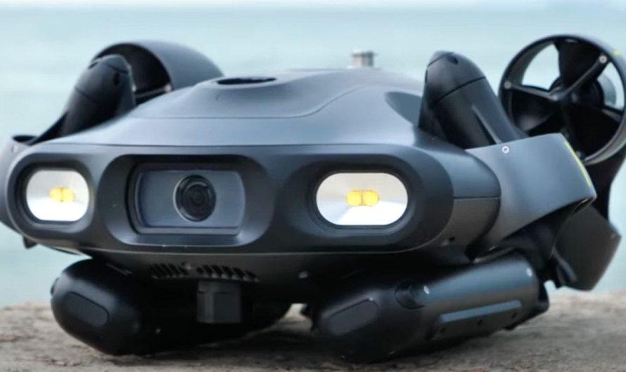 Dive into the sea with this state-of-the-art underwater drone