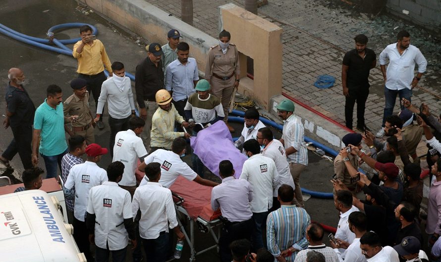 Police say at least 27 people killed in a fire at western India amusement park