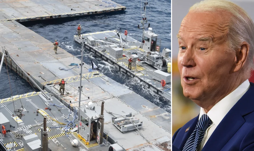 Biden’s $320M Gaza pier: Over budget and under constant threat, a ‘purely political’ misadventure