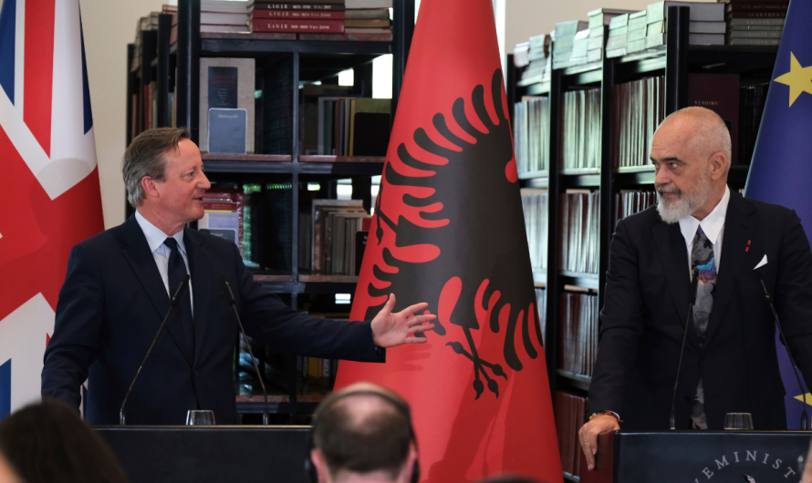 UK’s Cameron lauds sharp decline in illegal migration from Albania during visit