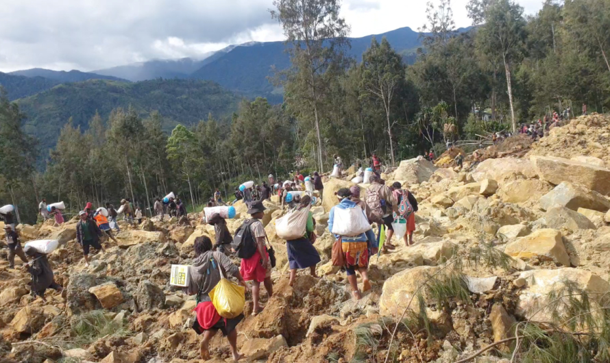 Hundreds reportedly dead after severe landslide strikes Papua New Guinea village