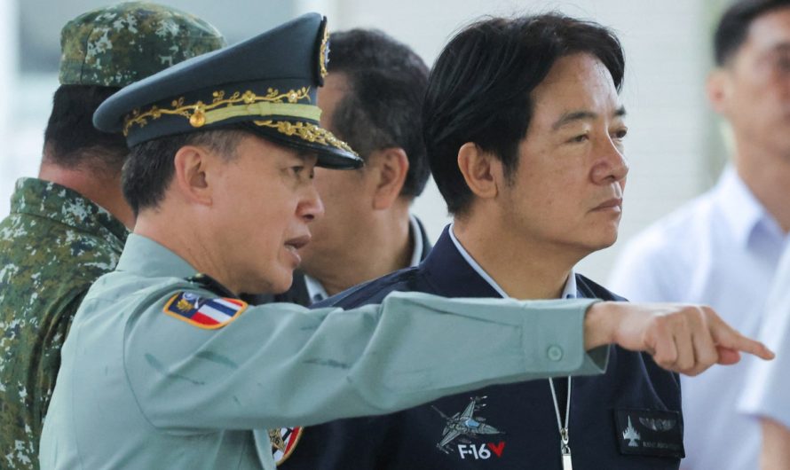 Taiwan’s president thanks fighter pilots who scrambled against China’s ‘punishment’ drills