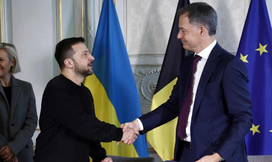 Ukraine secures $1B in military aid from Belgium as Zelenskyy continues EU tour