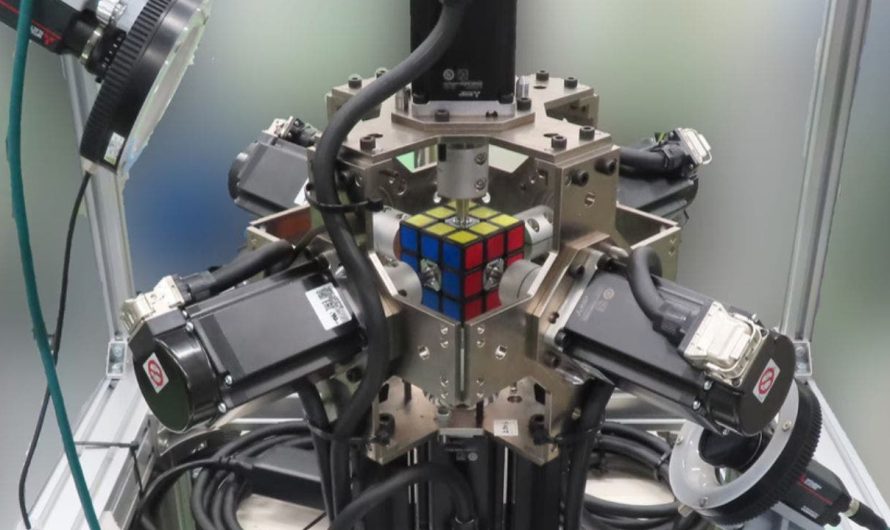 Crazy fast electric robot sets new Rubik’s Cube world record