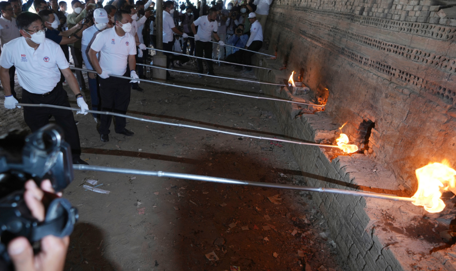 Cambodian authorities burn $70M of seized illegal drugs in major crackdown