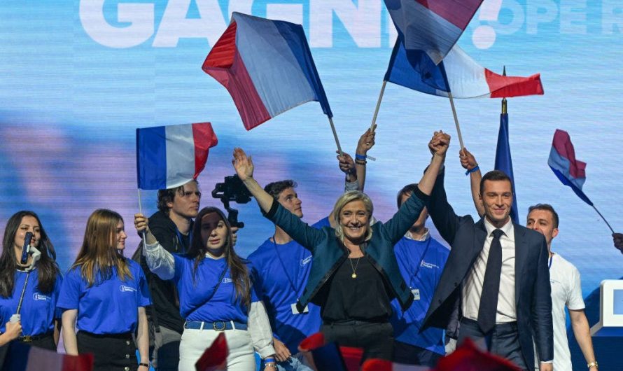 French right in commanding position as ‘fed up’ voters prepare to send Macron message in elections