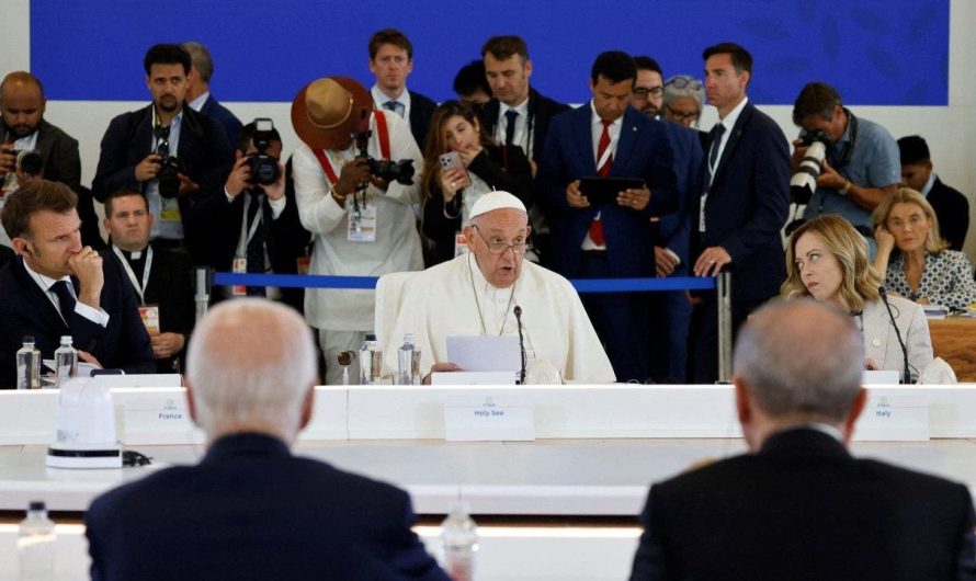 Pope Francis warns of AI in first-ever G-7 papal address, urges ‘safeguards’ for ‘proper human control’