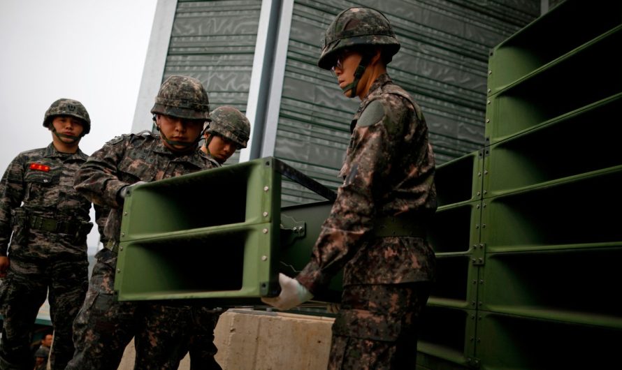 North Korea is installing loudspeakers along border, South Korea says