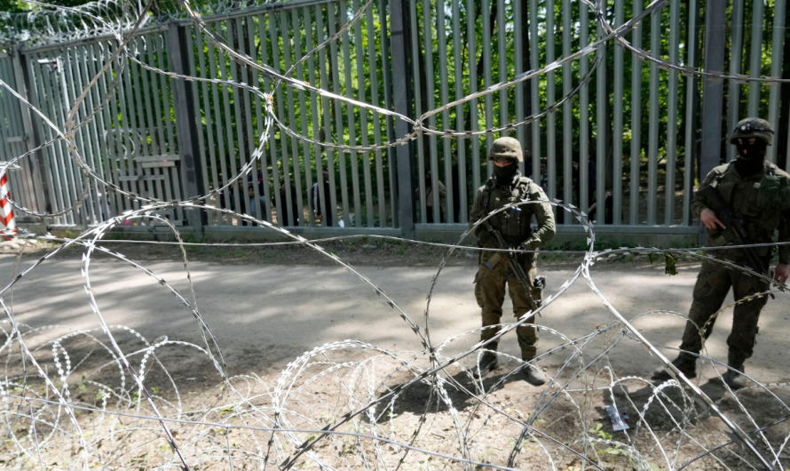 Polish soldier dies days after being stabbed by migrant at border with Belarus