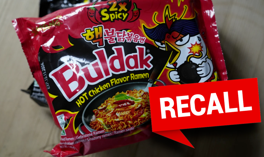 Country’s food police recall various types of instant noodles for being too spicy