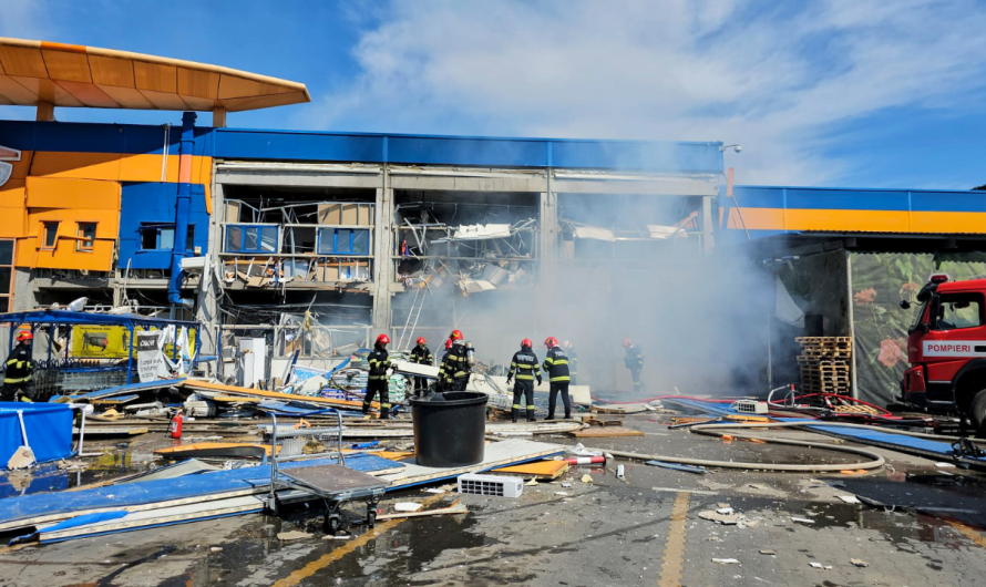 13 injured in explosion at home improvement store in Romania, authorities say