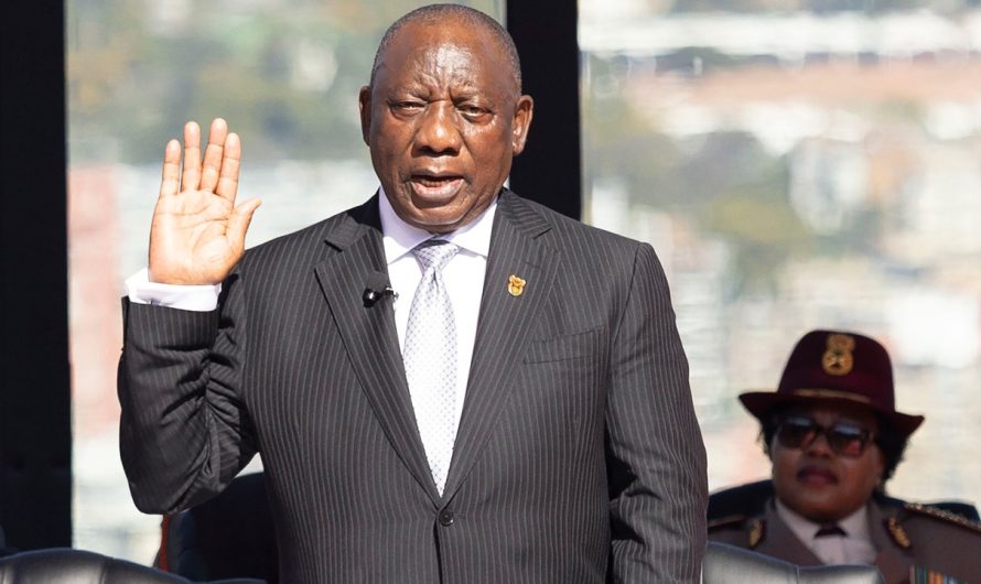 Ramaphosa sworn in for second term as South African president