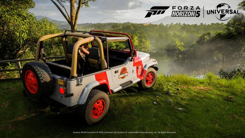 Forza Horizon 5 Adds Iconic Cars From Back To The Future, Jurassic Park, And Knight Rider