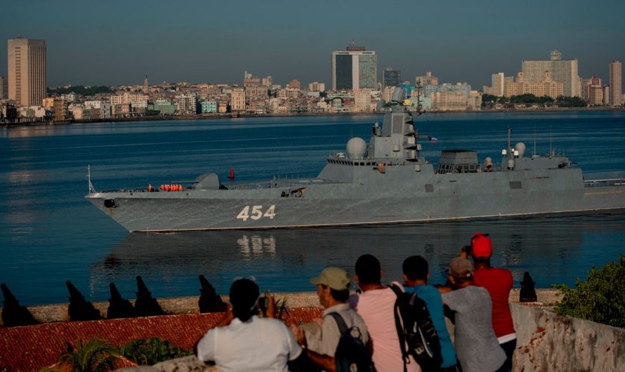 4 Russian ships to dock in Cuba next week