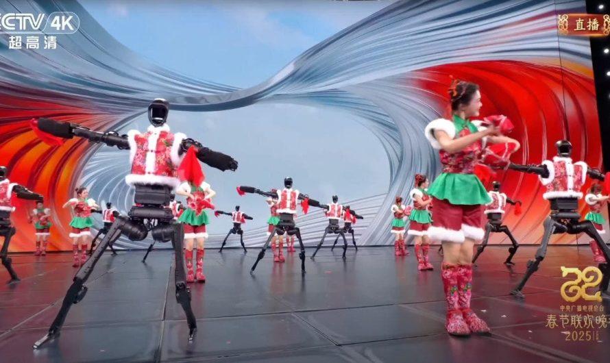 Humanoid robots bust dance moves alongside humans