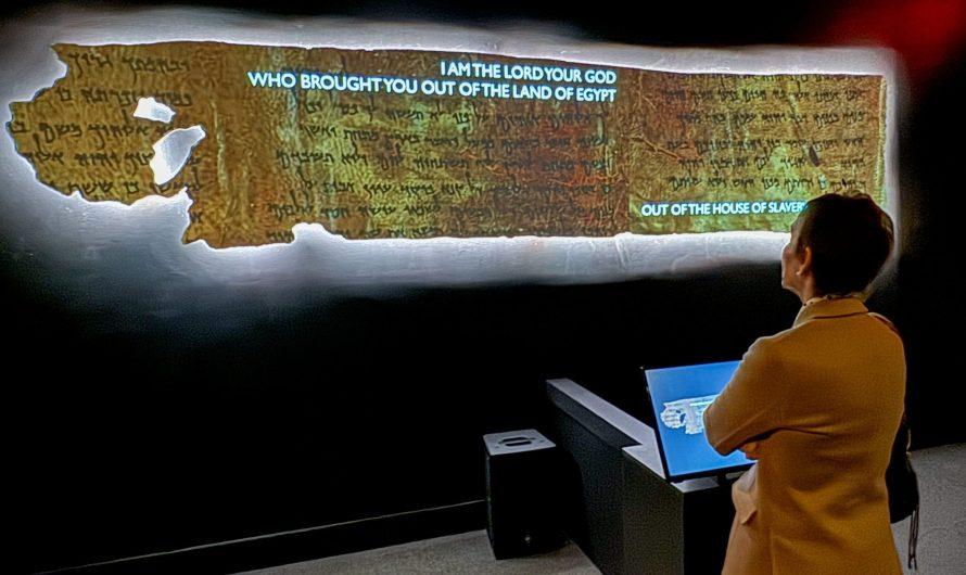 Ancient Ten Commandments fragment of 2,000-year-old manuscript to go on display at Reagan Library