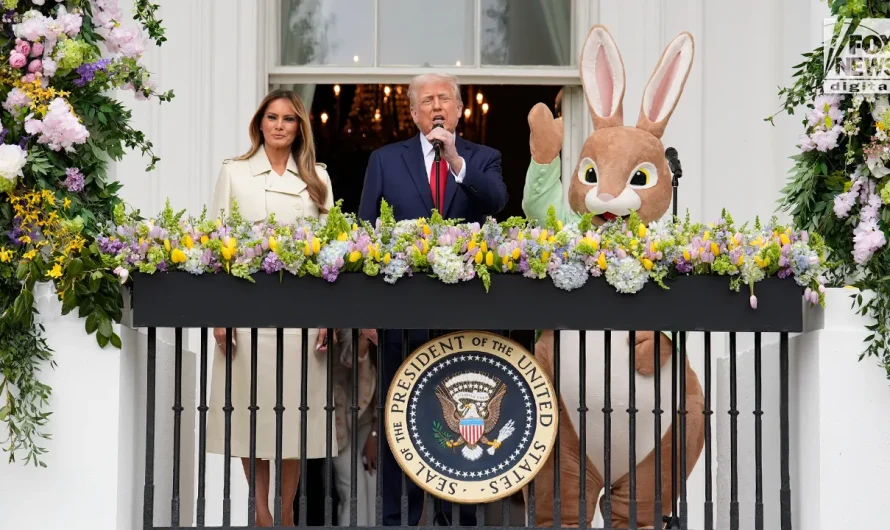 President Trump and first lady Melania Trump hold White House Egg Roll: ‘Easter is special’