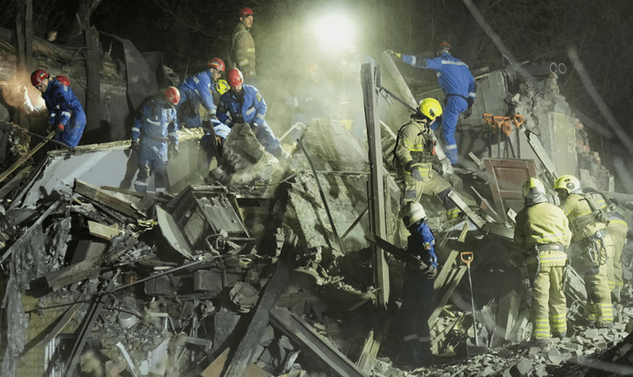 Russia blamed for overnight strike on Kyiv that killed at least 9, injured dozens, including children