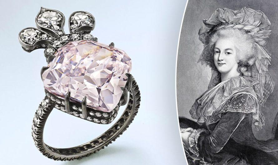 Rare 10-carat pink diamond linked to Marie Antoinette to be displayed and auctioned