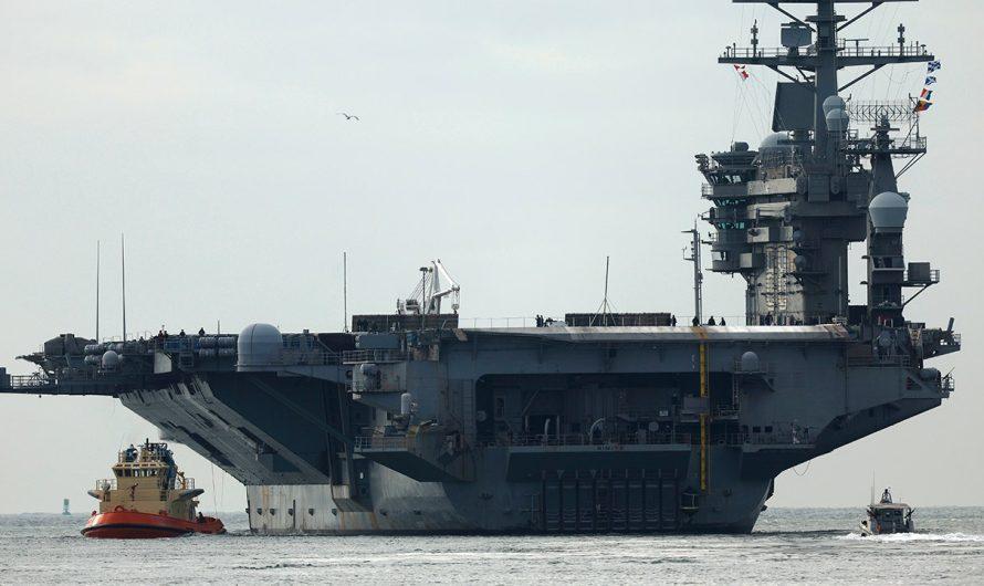 USS Nimitz carrier strike group sailing toward Middle East ahead of schedule, US official says