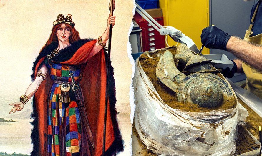 Haunting ancient battle trumpet unearthed in landscape tied to legendary queen