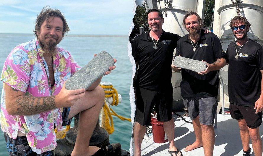 Treasure hunters recover rare silver bar from legendary shipwreck off Florida Keys